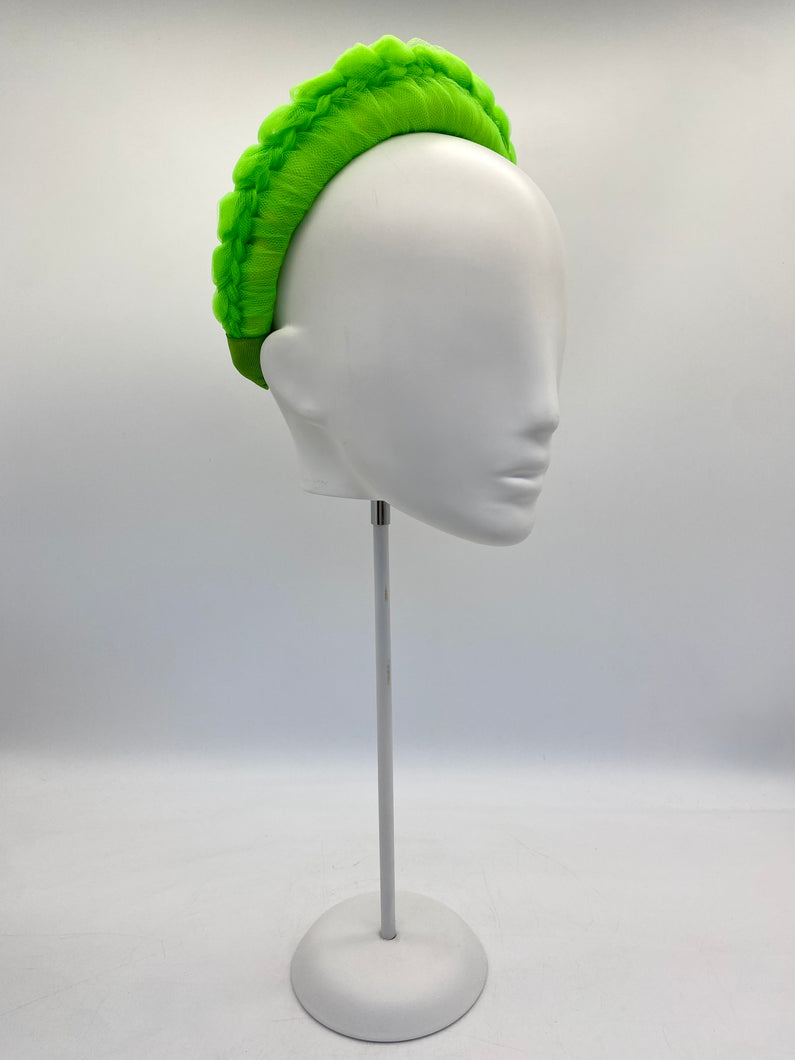 Standout in the crown
 - fluoro green